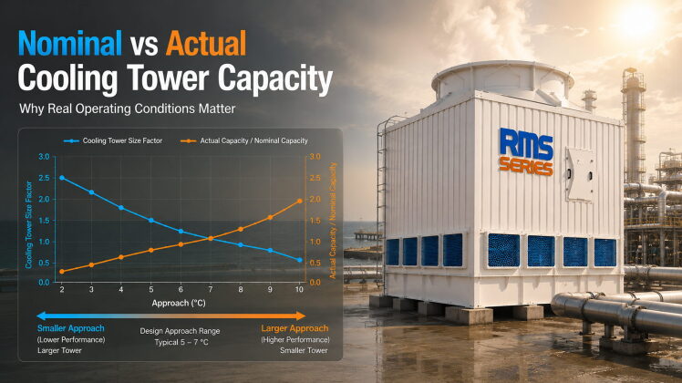 Cooling Tower Capacity, Nominal vs. Actual RT
