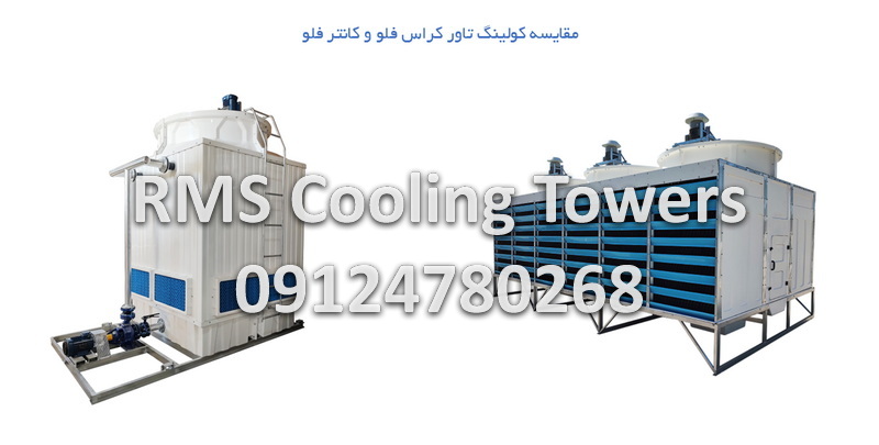 مقایسه برج خنک کننده کراس فلو و کولینگ تاور کانتر فلو