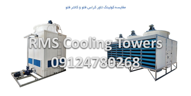 بررسی انواع برج خنککن،کراسفلو و کانترفلو(مزایا، معایب و کاربردها)