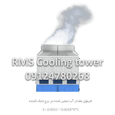 فرمول مصرف آب کولینگ تاور