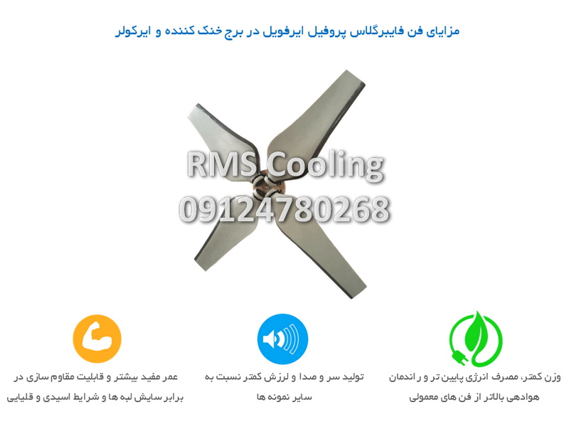 بلید و پره ایرفویل پیچش دار راندمان بالا