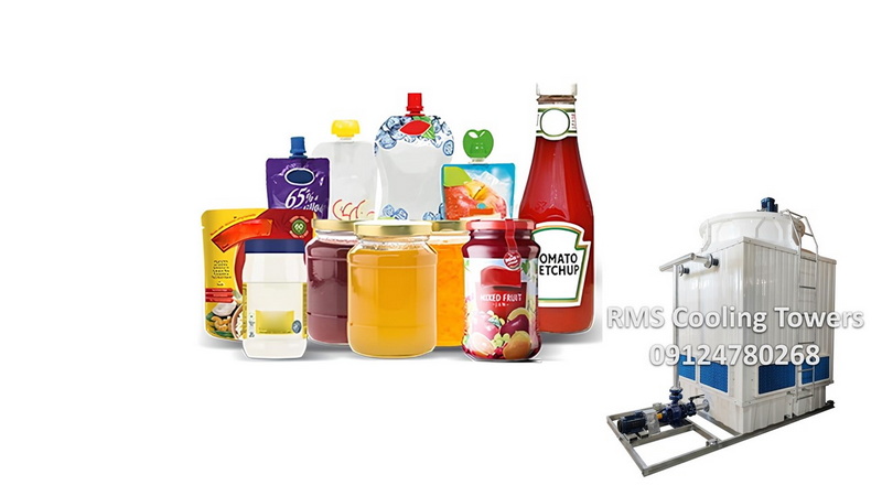 برج خنک کن صنایع غذایی(رب، لبنیات، روغن، نوشیدنی)