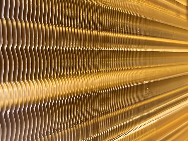 gold fin در کندانسور هوایی