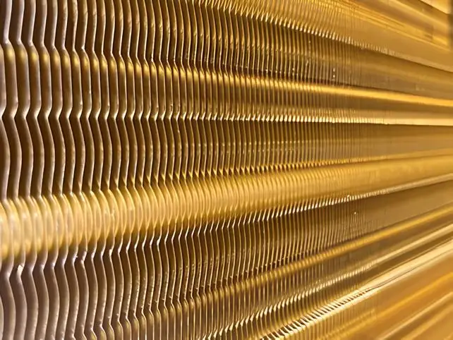 گلد فین gold fin در کندانسور هوایی