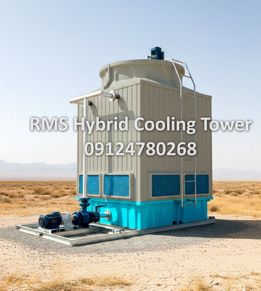 کاهش مصرف آب کولینگ تاور هیبریدی